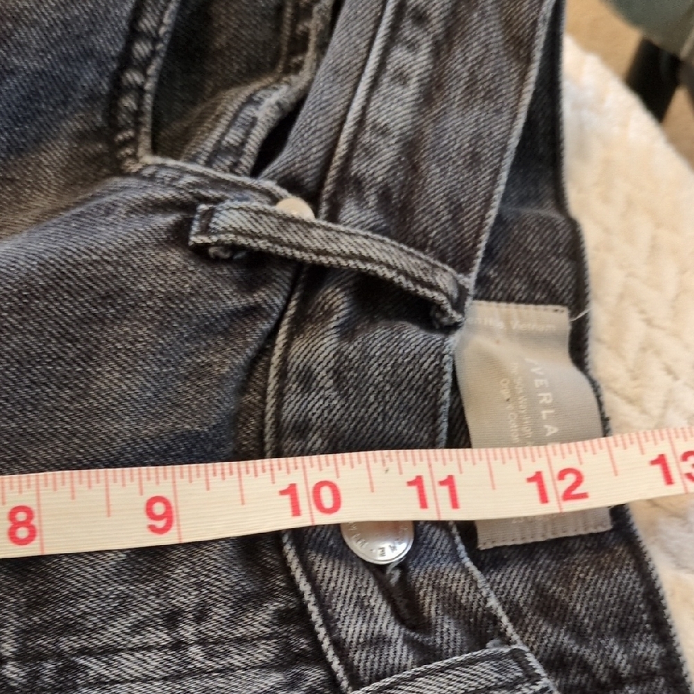 Everlane The 90s Way High Jean High Rise Faded Black 🖤 sz 23 -measures to sz 26 - Picture 8 of 16